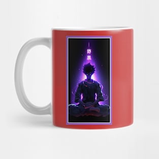 Anime Hero Power Meditation | Quality Anime Artwork | Anime Power Energy Meditation |  Manga Anime Art Mug